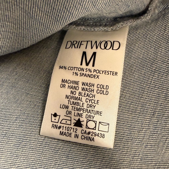 DRIFTWOOD Denim Jacket with Embroidered Accents - Picture 13 of 16